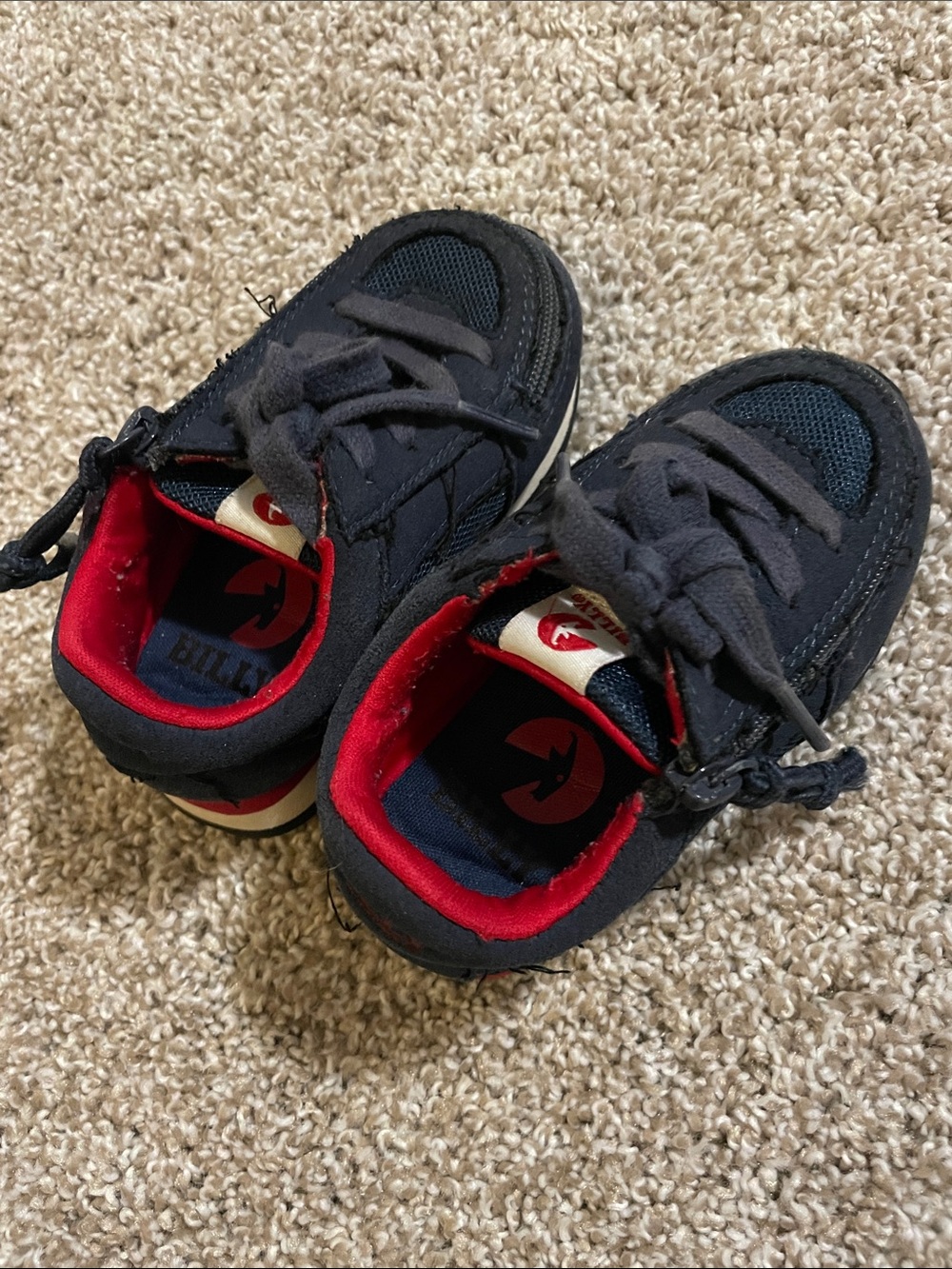 Billy jogger Kids Navy and Red Athletic Sneakers